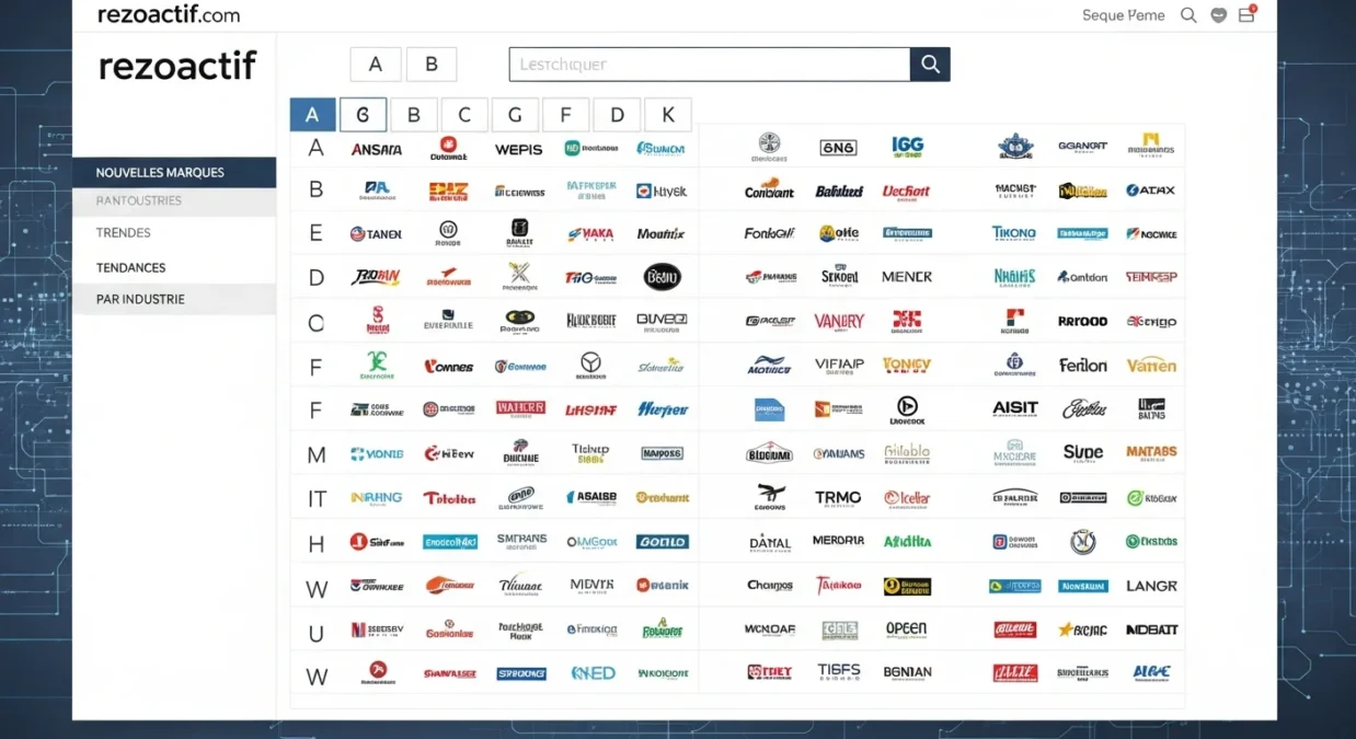 Liste des marques Rezoactif.com